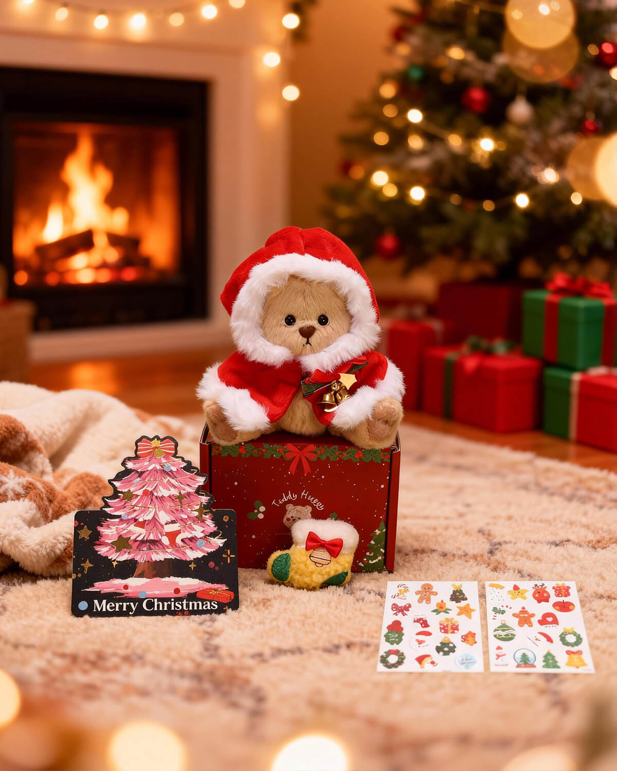 Christmas Gift Box | 6-Inch Jingle Bell Bear