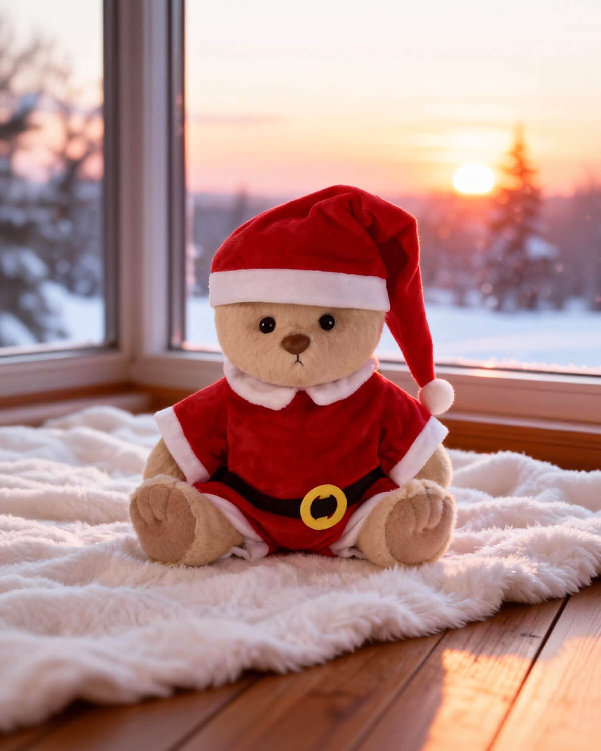 Christmas Gift Box | 12-Inch Santa Bear