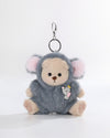 Teddy Bear & Navy Elephant Jumpsuit - 6 Inches