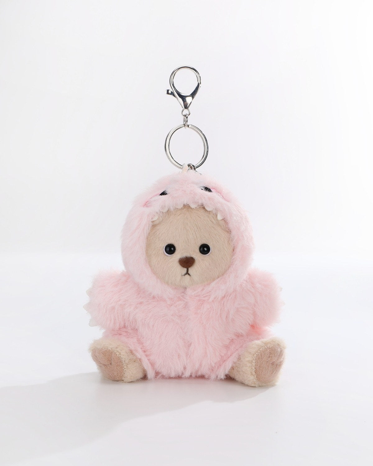Teddy Bear & Pink Dinosaur Jumpsuit - 6 Inches