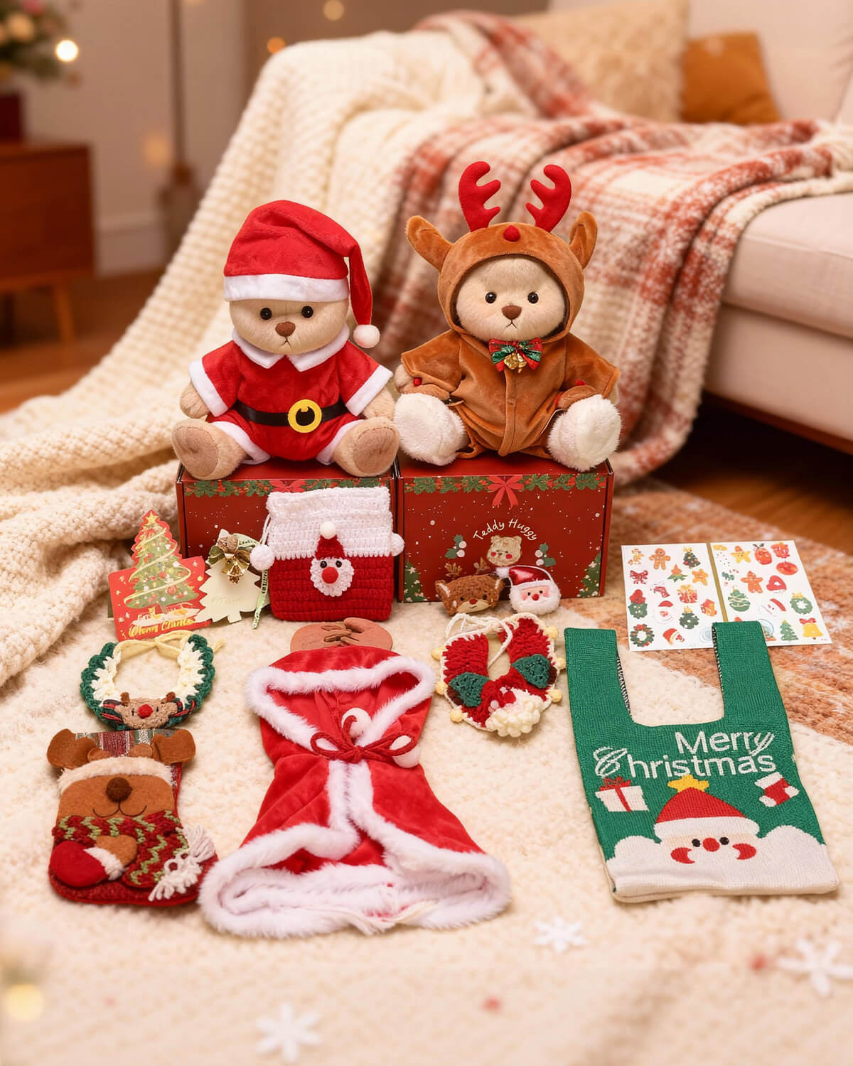 Christmas Premium Gift Box | Santa & His Reindeer